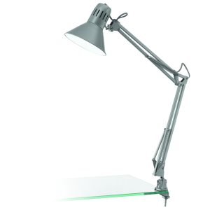 EGLO tafellamp Firmo – e27 – 73 cm – zilver EGLO tafellamp Firmo – e27 – 73 cm – zilver