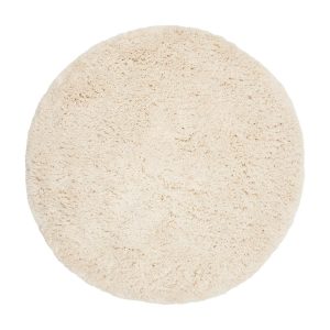 Interieur05 vloerkleed Pilo – hoogpolig – ivoorwit – Ø120 cm