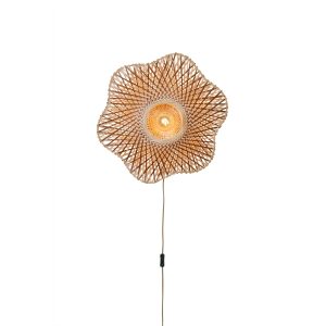 GOOD&MOJO wandlamp MADURA – bruin – Ø60cm
