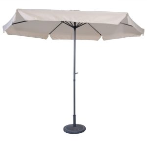 Delta parasol – Ø300 cm – carbon black – ecru