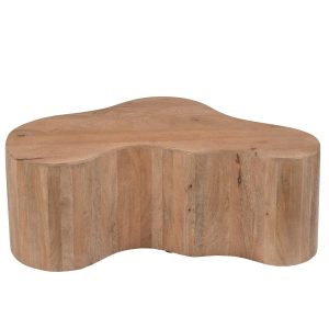 Giga Meubel Salontafel Moos – Organisch Naturel Hout – 100x65x36cm