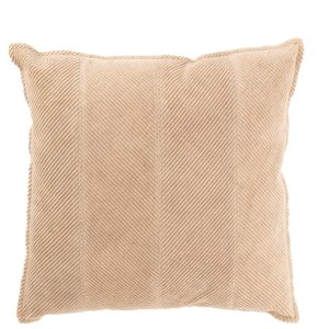 J-Line kussen Strepen – katoen/polyester – beige