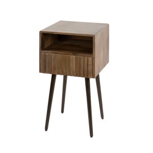 Giga Meubel Nachtkastje Carve – Bruin Acaciahout – 35x35x61cm Giga Meubel Nachtkastje Carve – Bruin Acaciahout – 35x35x61cm