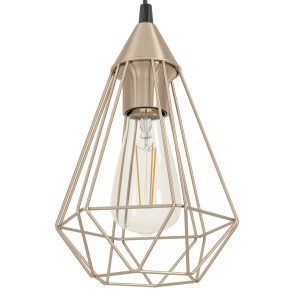 EGLO hanglamp Tarbes – e27 – ø 17,5 cm – koper