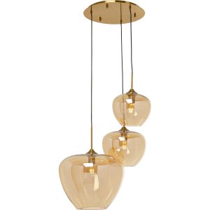Kare Design Hanglamp Sphere 3 amber Kare Design Hanglamp Sphere 3 amber