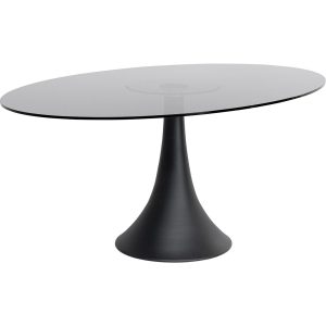 Kare Design Eettafel Grande Possibilita 180x120cm zwart rookglas Kare Design Eettafel Grande Possibilita 180x120cm zwart rookglas