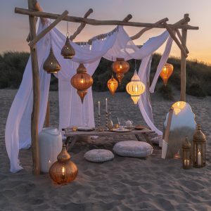 J-Line hanglamp Boor – metaal – goud – large