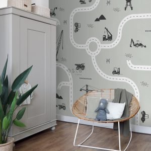 ESTAhome fotobehang voertuigen vergrijsd mintgroen – 200 x 279 cm – 15 ESTAhome fotobehang voertuigen vergrijsd mintgroen – 200 x 279 cm – 15