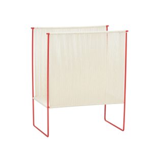 Hübsch tijdschriftenhouder String – katoen/iron – 41x25xh50cm