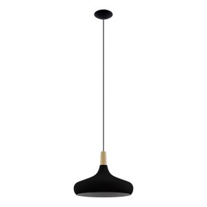 EGLO hanglamp Sabinar – e27 – ø 40 cm – zwart/bruin