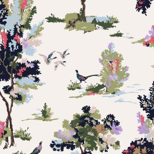 Joules Vliesbehang – Woodland Scene Dawn – 10mx52cm Joules Vliesbehang – Woodland Scene Dawn – 10mx52cm