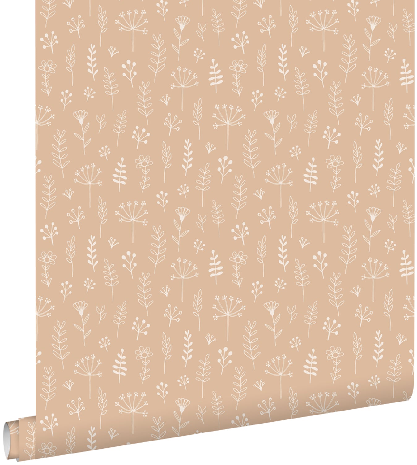 ESTAhome behang bloemmotief licht terracotta - 53 cm x 10.05 m - 13975