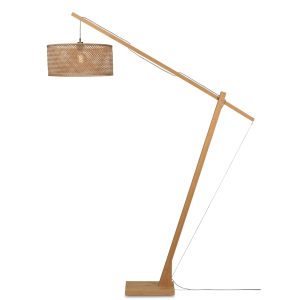 GOOD&MOJO vloerlamp Java – bruin – Ø32cm GOOD&MOJO vloerlamp Java – bruin – Ø32cm