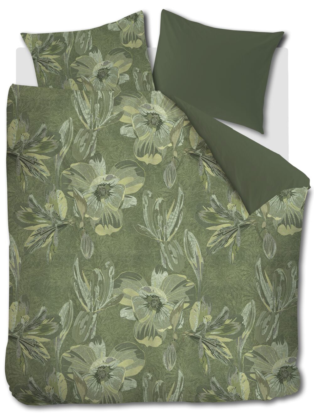 Kardol Dekbedovertrek Symbiose - 200 x 200/220 cm - Groen