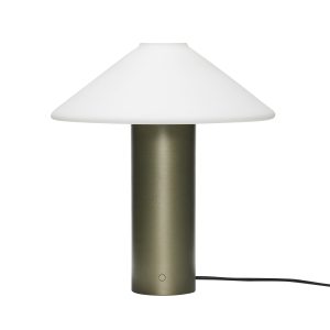 Hübsch lamp tafel Orbit – glas/ijzer – ø35xh40cm, e27 Hübsch lamp tafel Orbit – glas/ijzer – ø35xh40cm, e27