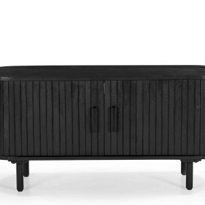 Giga Meubel Tv-Meubel Merel – Mangohout/Metaal – Zwart – 120cm