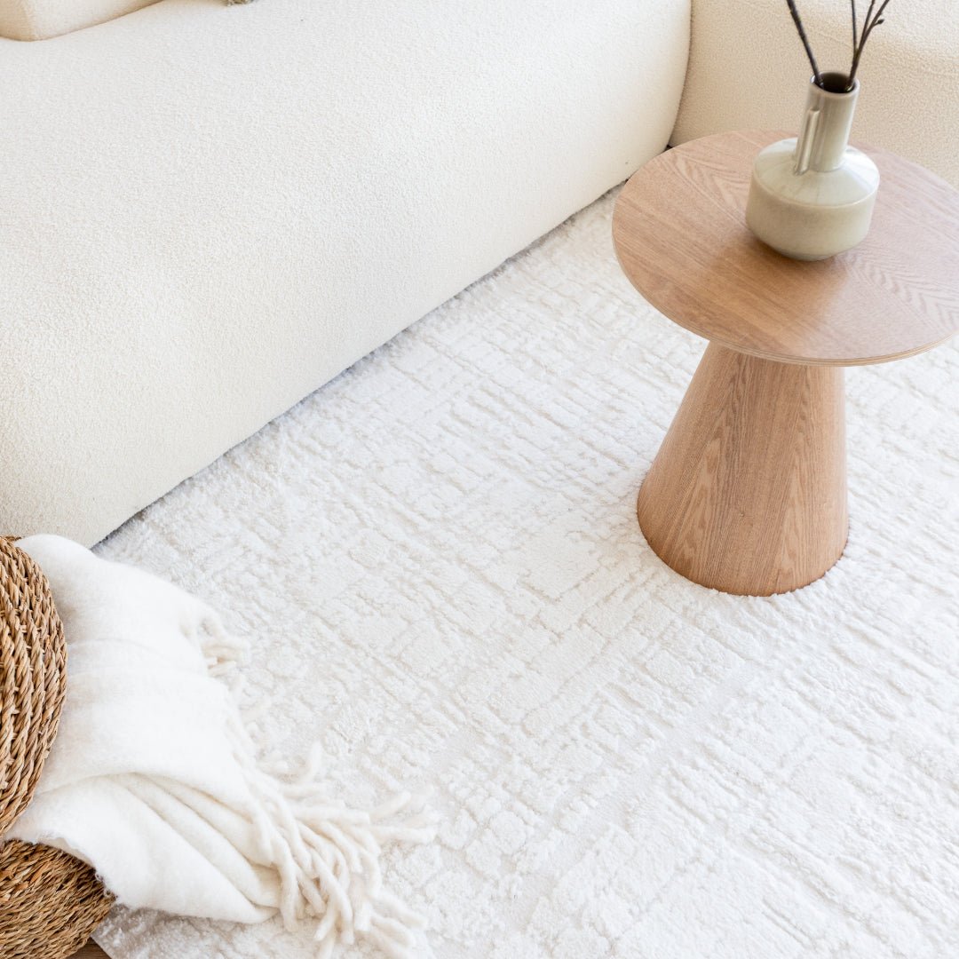 Interieur05 Scandinavisch vloerkleed Prent creme/wit