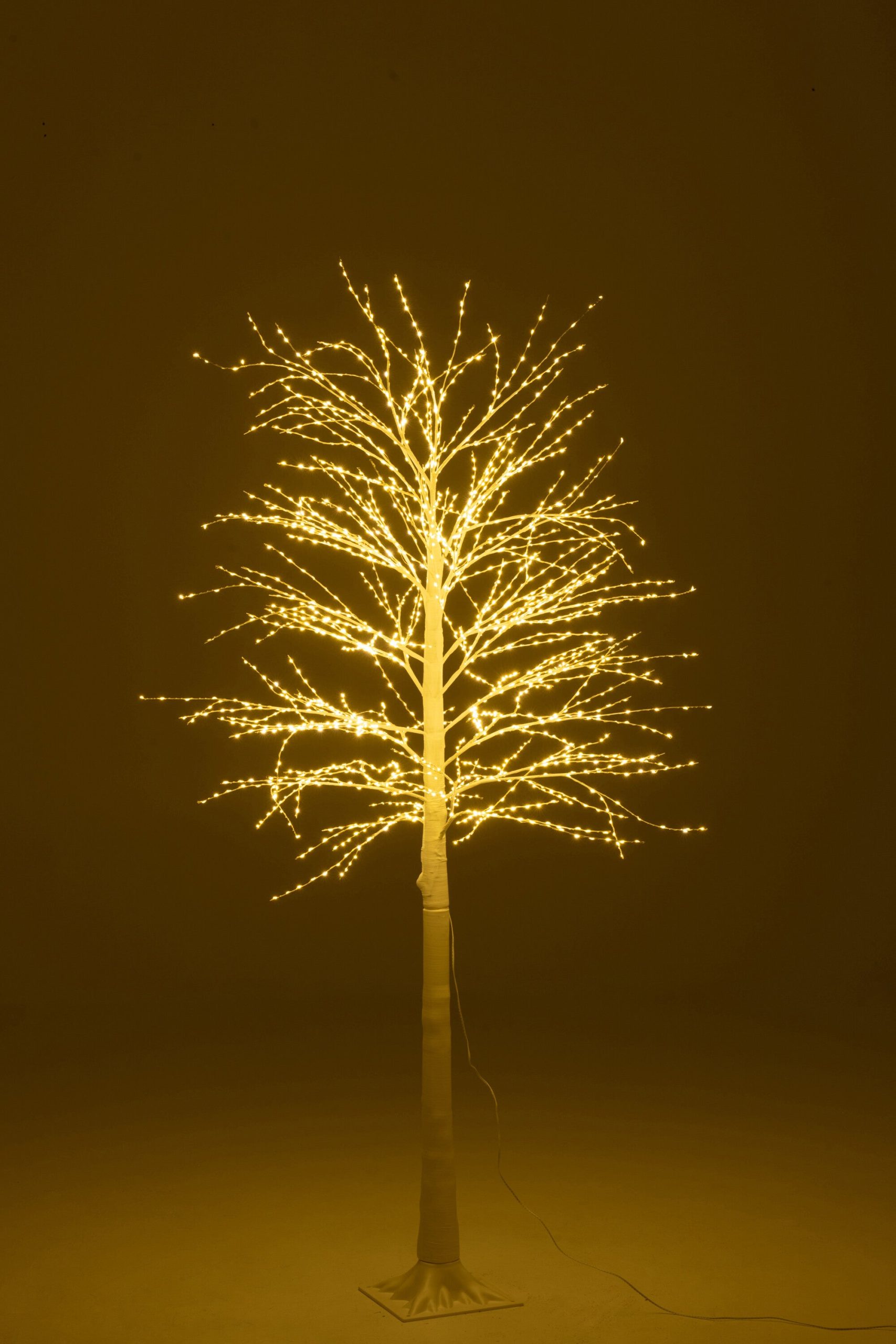 J-Line decoratie Boom 2000 Led - metaal - wit - medium