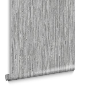 Graham & Brown Vliesbehang – Grasscloth Texture Grey – 10mx52cm