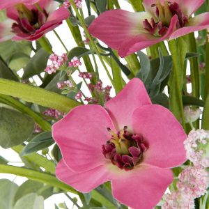 J-Line boeket Mix Bloemen – kunststof – roze J-Line boeket Mix Bloemen – kunststof – roze