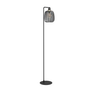 EGLO vloerlamp Pocicas – e27 – 151 cm – zwart/goud EGLO vloerlamp Pocicas – e27 – 151 cm – zwart/goud