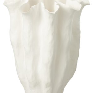 J-Line vaas Calyx – keramiek – wit – large – 42 cm hoog J-Line vaas Calyx – keramiek – wit – large – 42 cm hoog