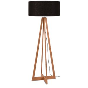 GOOD&MOJO vloerlamp Everest – zwart – Ø60cm