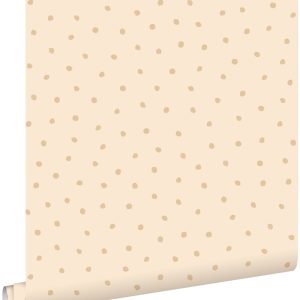 ESTAhome behang stippen beige – 53 cm x 10.05 m – 139722 ESTAhome behang stippen beige – 53 cm x 10.05 m – 139722