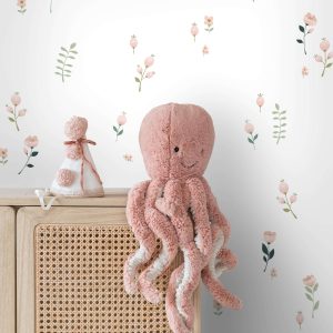 ESTAhome muursticker bloemen wit, roze en groen – 47.5 x 66 cm – 15611 ESTAhome muursticker bloemen wit, roze en groen – 47.5 x 66 cm – 15611
