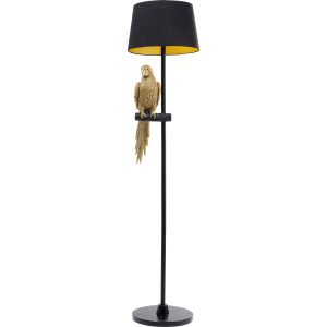 Kare Design Vloerlamp papegaai 176cm goud