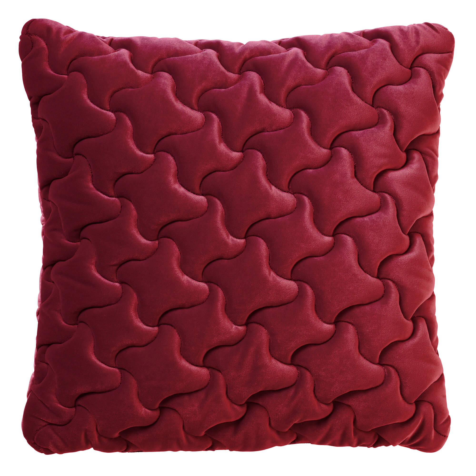 AMELIE | sierkussen 45x45 cm | Merlot | rood | Hoii | met duurzame kus