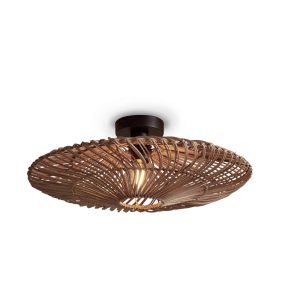 GOOD&MOJO plafonnière Zanzibar – bruin – Ø55cm GOOD&MOJO plafonnière Zanzibar – bruin – Ø55cm