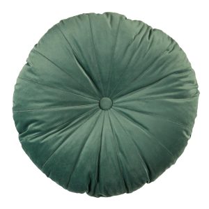 KAAT Amsterdam decoratiekussen Mandarin – dia 40 cm – grijsgroen