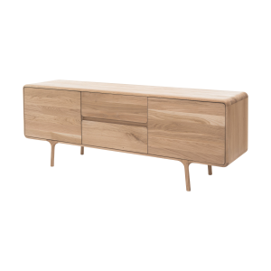 Gazzda Fawn Sideboard Naturel – Houten Dressoir – 180 x 45 cm