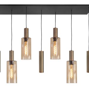 Highlight hanglamp Perugia – 7 lichts – 130 x 165 cm – zwart brons Highlight hanglamp Perugia – 7 lichts – 130 x 165 cm – zwart brons
