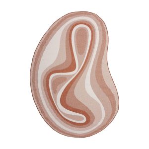 Interieur05 Organisch gevormd buitenkleed Loop Stone Roest – 240 x 340 Interieur05 Organisch gevormd buitenkleed Loop Stone Roest – 240 x 340
