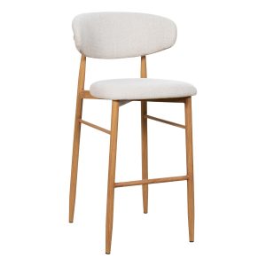 Giga Meubel Barkruk Alexia – Beige/Naturel – Zithoogte 75cm – Set van Giga Meubel Barkruk Alexia – Beige/Naturel – Zithoogte 75cm – Set van