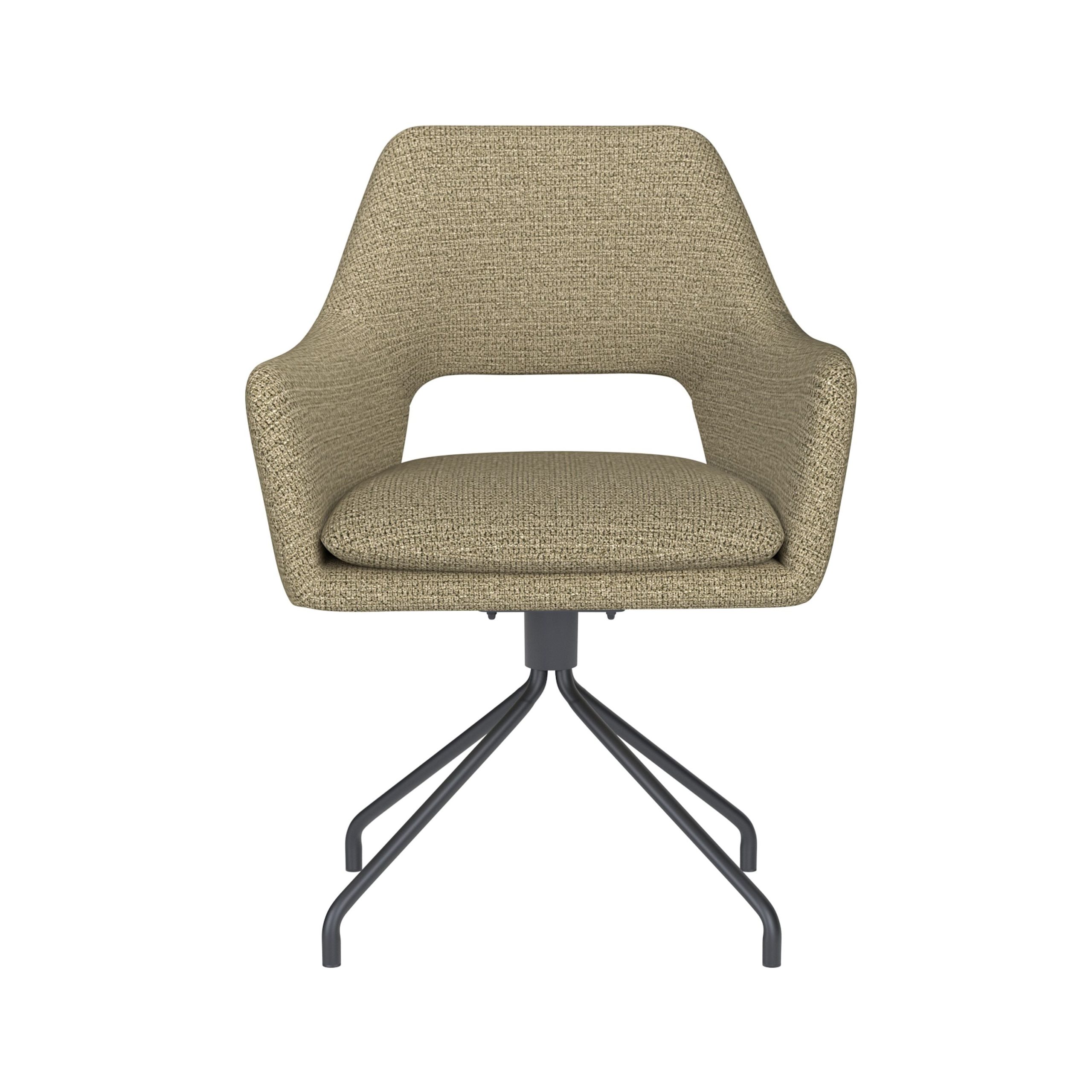 Housecraft Living Mos Eetkamerstoel Draaibaar Metaal Spider Pistache g