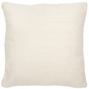 J-Line kussen Geweven – wol – creme – large