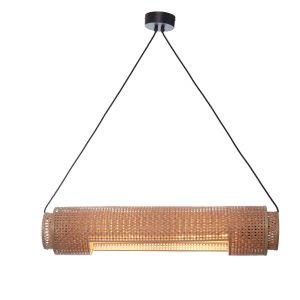 GOOD&MOJO hanglamp Bhutan – bruin – Ø18cm GOOD&MOJO hanglamp Bhutan – bruin – Ø18cm