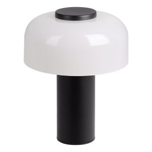 EGLO tafellamp Ponente – draadloos – led – 20 cm – zwart/wit EGLO tafellamp Ponente – draadloos – led – 20 cm – zwart/wit