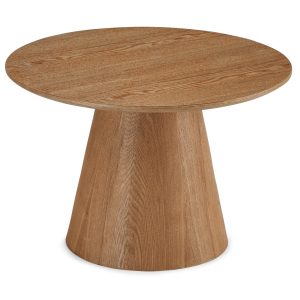 Furnhouse ronde salontafel Tango – Natuurlijk eikenhout – Ø 60 cm