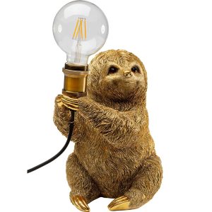Kare Design tafellamp – luiaard – goud Kare Design tafellamp – luiaard – goud
