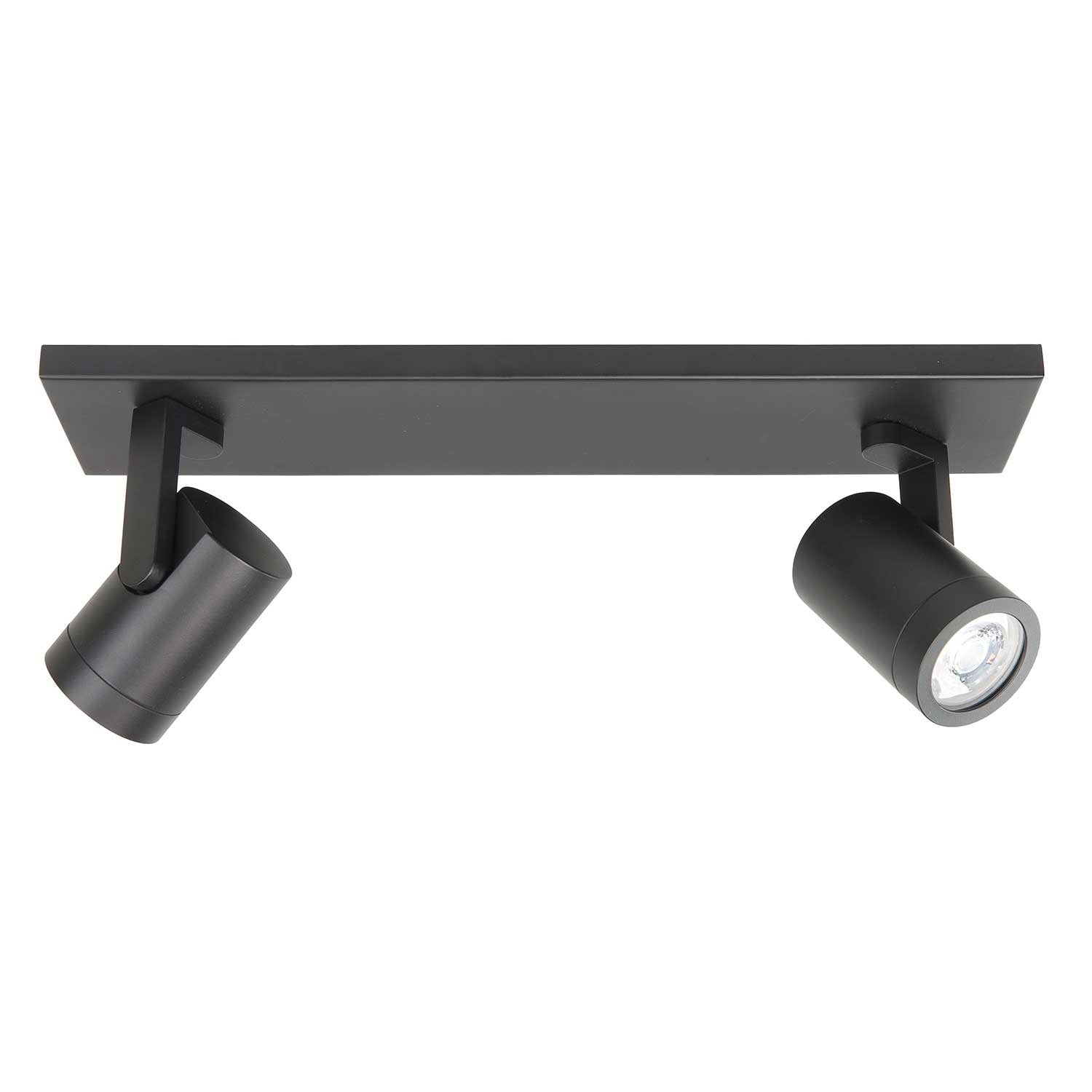 Highlight spot HALO - 2 lichts - 40 x 15 cm - zwart