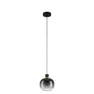 EGLO hanglamp Oilella – e27 – 19 cm – zwart/geelkoper EGLO hanglamp Oilella – e27 – 19 cm – zwart/geelkoper