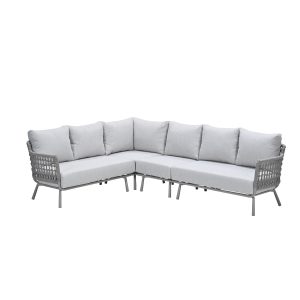 Garden Impressions Loungeset Maud hoek 4-delig – taupe