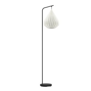 EGLO vloerlamp Minting – e27 – 158,5 cm – papier – zwart/wit EGLO vloerlamp Minting – e27 – 158,5 cm – papier – zwart/wit