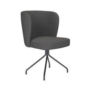 Housecraft Living Stan Eetkamerstoel Draaibaar Metaal Spider Grijs