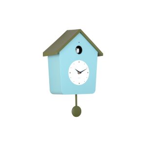 Karlsson wandklok Cuckoo Light – blauw – 23×10.5×26.4cm Karlsson wandklok Cuckoo Light – blauw – 23×10.5×26.4cm