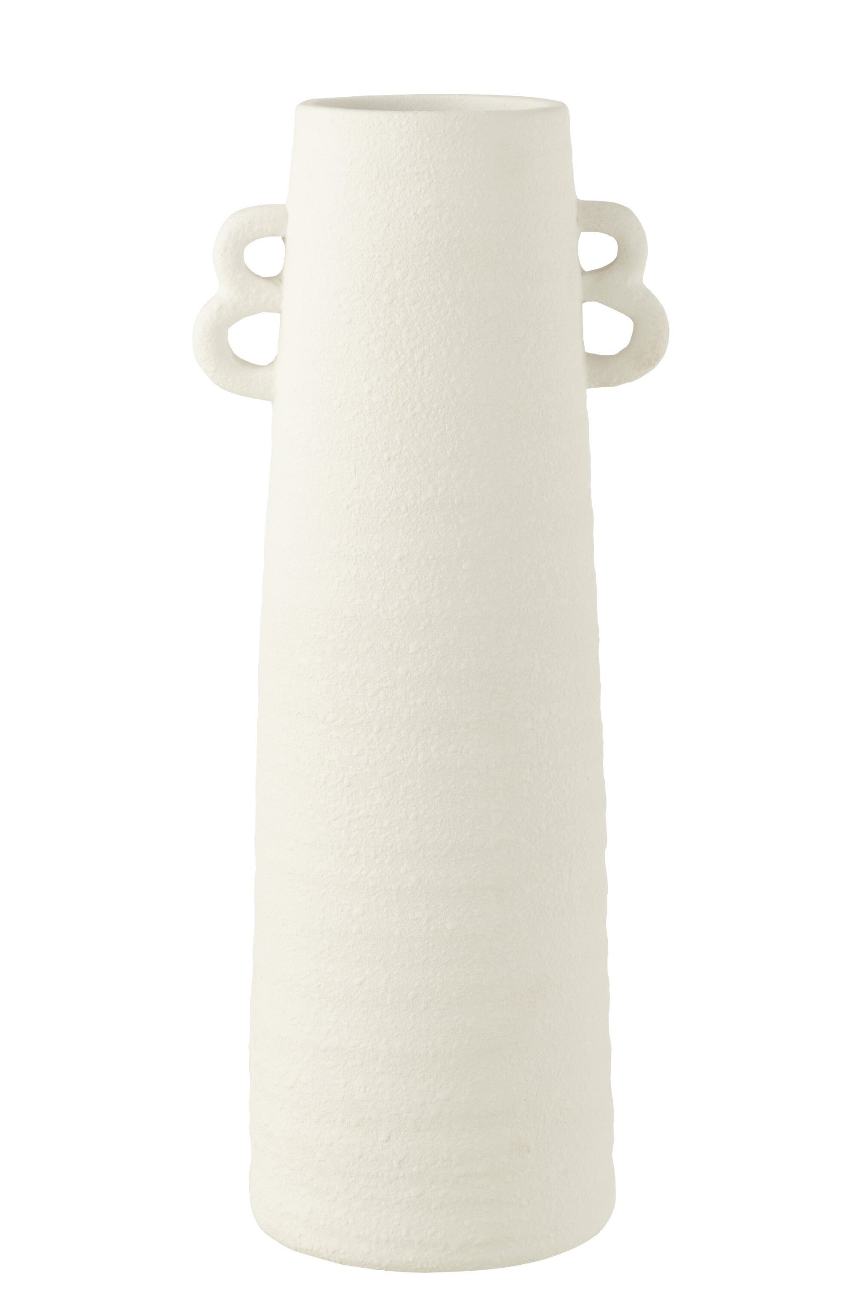 J-Line vaas Kegel - keramiek - wit - large - 55 cm hoog